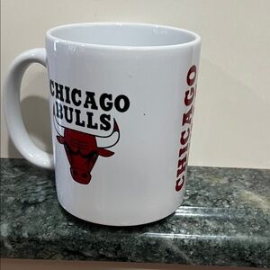Vintage Chicago Bulls White and Red Mug